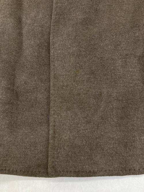 ERMENEGILDO ZEGNA（エルメネジルド・ゼニア）ERMENEGILDO ZEGNA (エルメネジルド・ゼニア) シルク比翼ステンカラーコート ベージュ サイズ:SIZE　52の古着・服飾アイテム