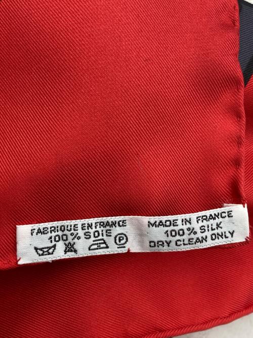 HERMES（エルメス）HERMES (エルメス) CHEVAUX DETRAIT 輓馬/カレ90 レッドの古着・服飾アイテム