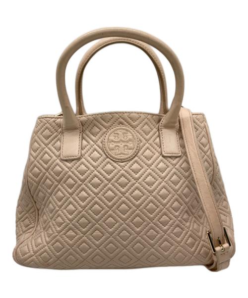 TORY BURCH（トリーバーチ）TORY BURCH (トリーバーチ) キルティングトートバッグ ベージュの古着・服飾アイテム