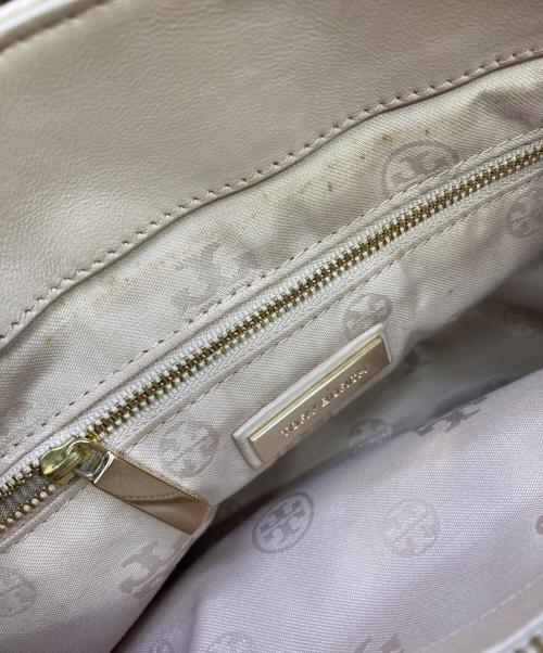 TORY BURCH（トリーバーチ）TORY BURCH (トリーバーチ) キルティングトートバッグ ベージュの古着・服飾アイテム