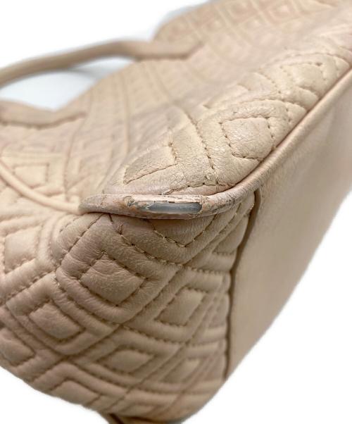 TORY BURCH（トリーバーチ）TORY BURCH (トリーバーチ) キルティングトートバッグ ベージュの古着・服飾アイテム