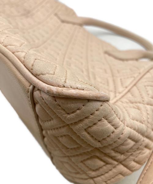 TORY BURCH（トリーバーチ）TORY BURCH (トリーバーチ) キルティングトートバッグ ベージュの古着・服飾アイテム