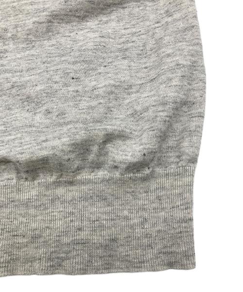 KAGURE（カグレ）kagure (カグレ) リネンクルーネックプルオーバーニット グレー サイズ:Freeの古着・服飾アイテム