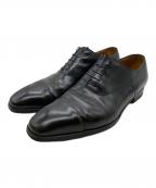 ENZO BONAFEエンツォボナフェ）の古着「ストレートチップシューズ」｜ブラック