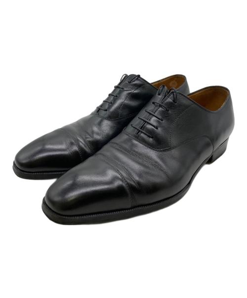 ENZO BONAFE（エンツォボナフェ）Enzo bonafe (エンツォボナフェ) ストレートチップシューズ ブラック サイズ:9.5の古着・服飾アイテム