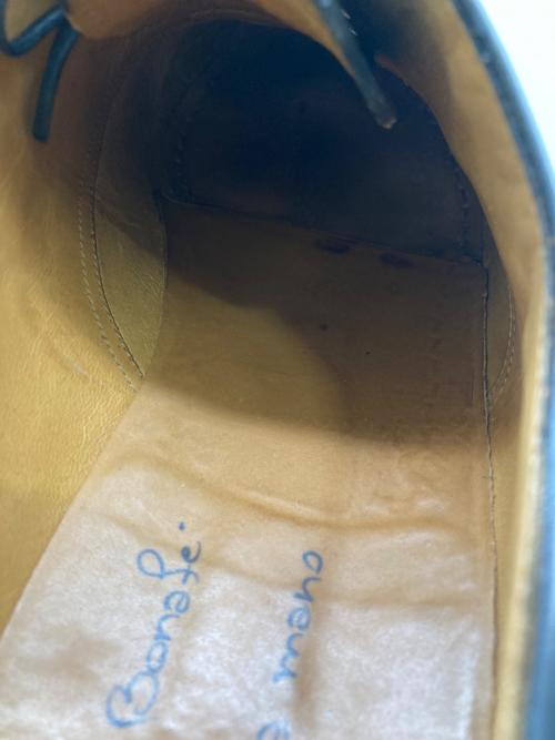 ENZO BONAFE（エンツォボナフェ）Enzo bonafe (エンツォボナフェ) ストレートチップシューズ ブラック サイズ:9.5の古着・服飾アイテム