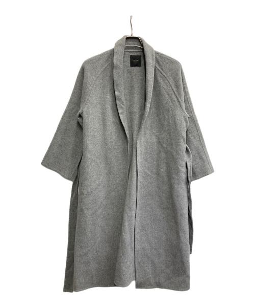 Spick and Span（スピック＆スパン）Spick and Span (スピックアンドスパン) ショールカラーリバーコート グレー サイズ:38の古着・服飾アイテム