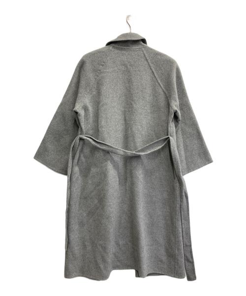 Spick and Span（スピック＆スパン）Spick and Span (スピックアンドスパン) ショールカラーリバーコート グレー サイズ:38の古着・服飾アイテム