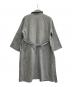 Spick and Span (スピックアンドスパン) ショールカラーリバーコート グレー サイズ:38：6000円