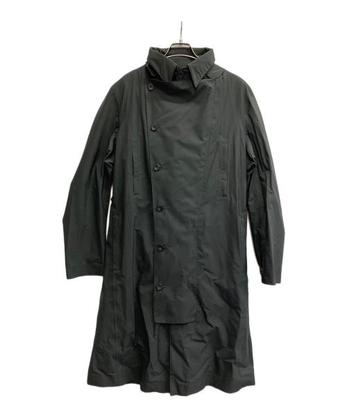 Norwegian Rain（ノルウェージャンレイン）Norwegian Rain (ノルウェージャンレイン) ロングフーデットコート ネイビー サイズ:Mの古着・服飾アイテム