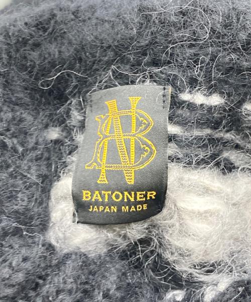 BATONER（バトナ―）BATONER (バトナ―) MOHAIR NORDIC TURTLE NECK ブラック サイズ:1の古着・服飾アイテム