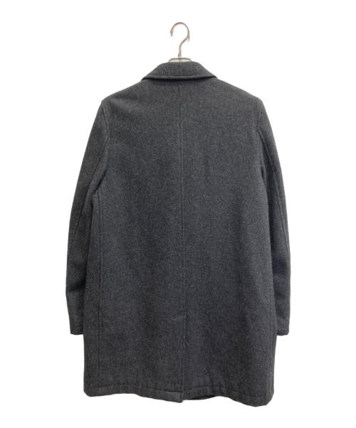 COMME des GARCONS HOMME（コムデギャルソン オム）COMME des GARCONS HOMME (コムデギャルソン オム) ウールナイロンステンカラーコート【AD2004】 グレー サイズ:Lの古着・服飾アイテム