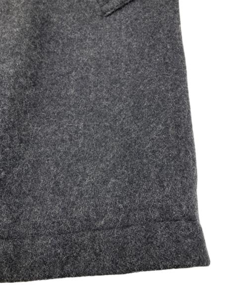 COMME des GARCONS HOMME（コムデギャルソン オム）COMME des GARCONS HOMME (コムデギャルソン オム) ウールナイロンステンカラーコート【AD2004】 グレー サイズ:Lの古着・服飾アイテム