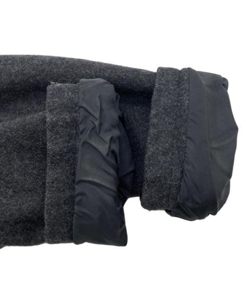 COMME des GARCONS HOMME（コムデギャルソン オム）COMME des GARCONS HOMME (コムデギャルソン オム) ウールナイロンステンカラーコート【AD2004】 グレー サイズ:Lの古着・服飾アイテム