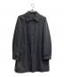 COMME des GARCONS HOMME（コムデギャルソン オム）の古着「ウールナイロンステンカラーコート【AD2004】」｜グレー