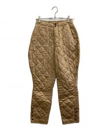 45R（フォーティファイブ・アール）の古着「サテンキルティング馬比女 パンツ」｜ベージュ