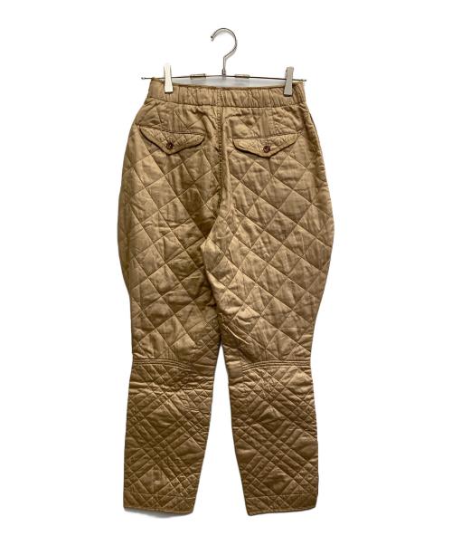 45R（フォーティファイブ・アール）45R (フォーティファイブ・アール) サテンキルティング馬比女 パンツ ベージュ サイズ:2の古着・服飾アイテム