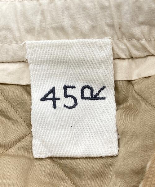 45R（フォーティファイブ・アール）45R (フォーティファイブ・アール) サテンキルティング馬比女 パンツ ベージュ サイズ:2の古着・服飾アイテム