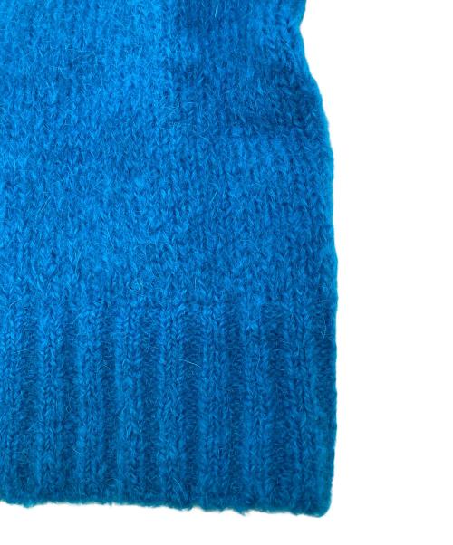 UNTITLED（アンタイトル）UNTITLED (アンタイトル) モヘヤ混カーディガン ブルー サイズ:02 未使用品の古着・服飾アイテム