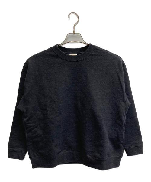 Snow peak（スノーピーク）snow peak (スノーピーク) RECYCLED COTTON SWEAT CREWNECK ブラック サイズ:1の古着・服飾アイテム