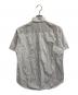 GANRYU (ガンリュウ) ドットストライプ半袖シャツ【AD2016】 グレー サイズ:S：7000円