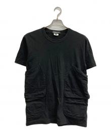COMME des GARCONS HOMME DEUX（コムデギャルソン オム ドゥ）の古着「ビックポケットTシャツ」｜ブラック