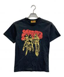 Hysteric Glamour（ヒステリックグラマー）の古着「HIT THE ROAD チビTシャツ」｜ブラック
