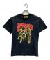 Hysteric Glamour（ヒステリックグラマー）の古着「HIT THE ROAD チビTシャツ」｜ブラック
