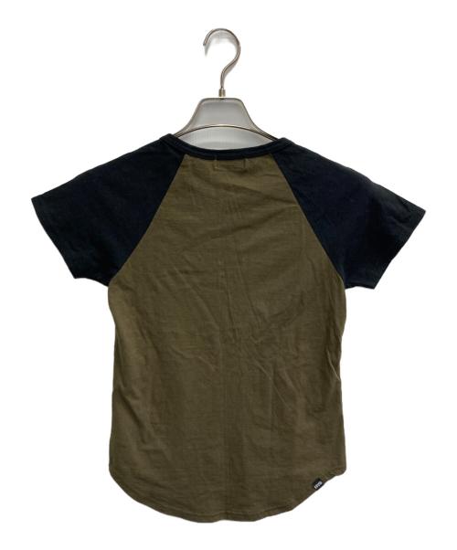 Hysteric Glamour（ヒステリックグラマー）Hysteric Glamour (ヒステリックグラマー) HIGH VOLTAGE Tシャツ ブラック×カーキ サイズ:Fの古着・服飾アイテム