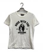 Hysteric Glamourヒステリックグラマー）の古着「ROCK W YOU Tシャツ」｜ホワイト