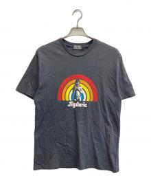 Hysteric Glamour（ヒステリックグラマー）の古着「HYSTERIC RAINBOW Tシャツ」｜ネイビー