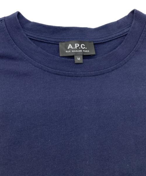 A.P.C.（アーペーセー）A.P.C. (アーペーセー) RUE MADAME PARIS TEE ネイビー サイズ:Mの古着・服飾アイテム