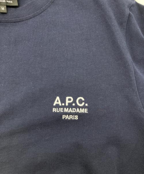 A.P.C.（アーペーセー）A.P.C. (アーペーセー) RUE MADAME PARIS TEE ネイビー サイズ:Mの古着・服飾アイテム