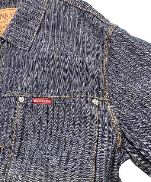 Hysteric Glamour（ヒステリックグラマー）Hysteric Glamour (ヒステリックグラマー) ジップデニムジャケット インディゴ サイズ:Lの古着・服飾アイテム