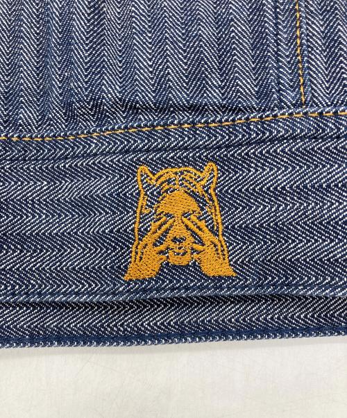 Hysteric Glamour（ヒステリックグラマー）Hysteric Glamour (ヒステリックグラマー) ジップデニムジャケット インディゴ サイズ:Lの古着・服飾アイテム