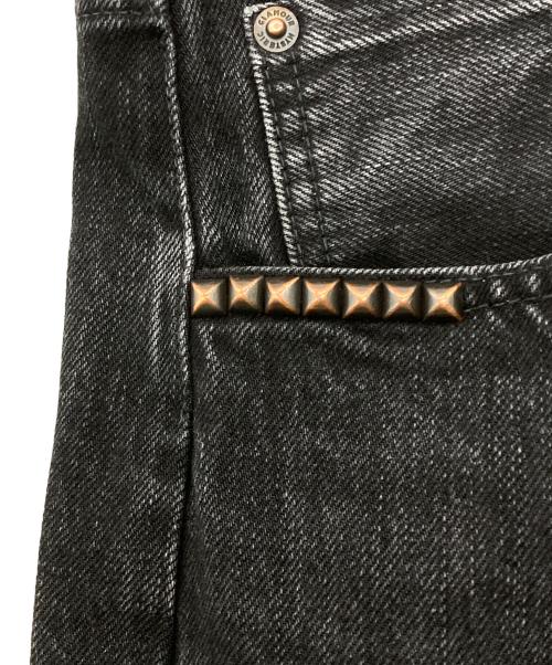 Hysteric Glamour（ヒステリックグラマー）Hysteric Glamour (ヒステリックグラマー) ルーズストレートデニムパンツ ブラック サイズ:30の古着・服飾アイテム