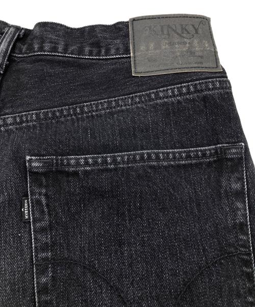 Hysteric Glamour（ヒステリックグラマー）Hysteric Glamour (ヒステリックグラマー) ルーズストレートデニムパンツ ブラック サイズ:30の古着・服飾アイテム