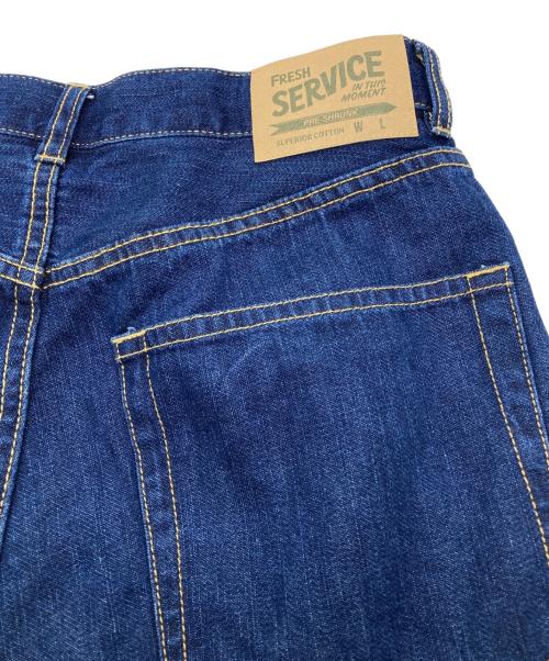 FreshService（フレッシュサービス）FreshService (フレッシュサービス) CORPORATE DENIM FIVE POCKET PANTS ネイビー サイズ:Sの古着・服飾アイテム