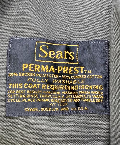 Sears（シアーズ）Sears (シアーズ) ライナー付ステンカラーコート オリーブ サイズ:40の古着・服飾アイテム