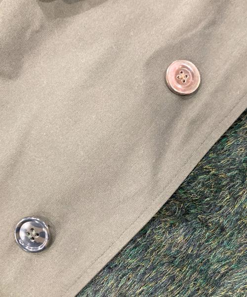 Sears（シアーズ）Sears (シアーズ) ライナー付ステンカラーコート オリーブ サイズ:40の古着・服飾アイテム