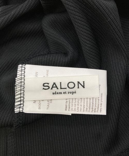 SALON adam et rope'（サロンアダムエロペ）SALON adam et rope' (サロンアダムエロペ) カフチュールフレアロングTシャツ ブラック サイズ:FREE 未使用品の古着・服飾アイテム