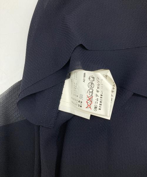 COMME des GARCONS（コムデギャルソン）COMME des GARCONS (コムデギャルソン) ボンディング 加工 ノースリーブワンピース【AD1998】 ネイビー サイズ:Sの古着・服飾アイテム
