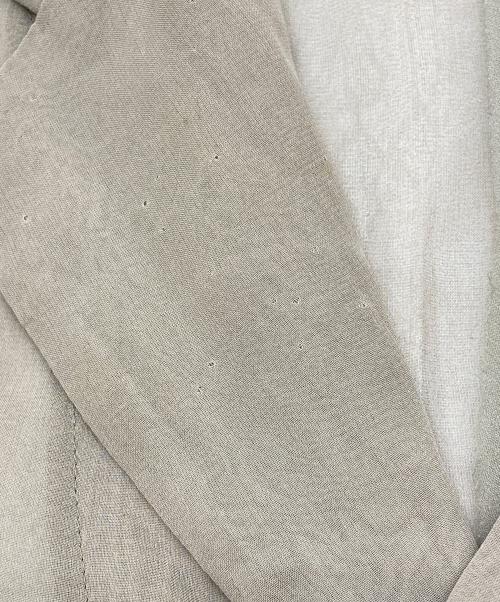 COMME des GARCONS（コムデギャルソン）COMME des GARCONS (コムデギャルソン) 袖切替シースルーシャツジャケット【AD1993】 ベージュ サイズ:Sの古着・服飾アイテム