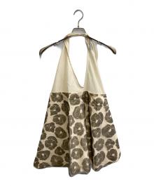 COMME des GARCONS（コムデギャルソン）の古着「97ss 片袖 花柄トップス」｜ベージュ