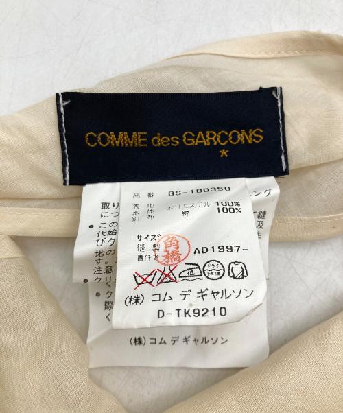 COMME des GARCONS（コムデギャルソン）COMME des GARCONS (コムデギャルソン) 97ss 片袖 花柄トップス ベージュ サイズ:不明の古着・服飾アイテム