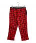 tricot COMME des GARCONS (トリココムデギャルソン) 総柄刺繍 パンツ【AD2001】 レッド サイズ:M：12000円