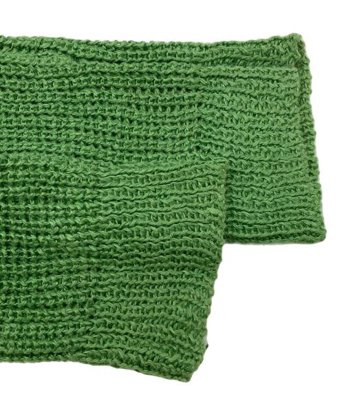 JUNYA WATANABE COMME des GARCONS（ジュンヤワタナベ コムデギャルソン）JUNYA WATANABE COMME des GARCONS ((ジュンヤワタナベ コムデギャルソン) ショート丈 リネンカーディガン【 AD1996】 グリーン サイズ:表記無しの古着・服飾アイテム