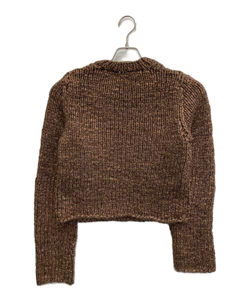 COMME des GARCONS（コムデギャルソン）COMME des GARCONS (コムデギャルソン) ポリナイロン ラメ ケーブルニット【 AD1999】 ブラウン サイズ:表記無しの古着・服飾アイテム