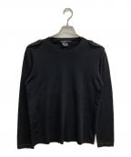 GUCCIグッチ）の古着「エポレット付きウールニット」｜ブラック