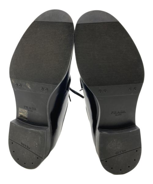 PRADA（プラダ）PRADA (プラダ) プレーントゥドレスシューズ ブラック サイズ:SIZE6 1/2の古着・服飾アイテム